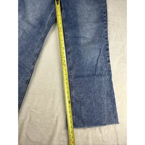 Women's Blue Flare & Wide Leg Jeans - Picture 9 of 14